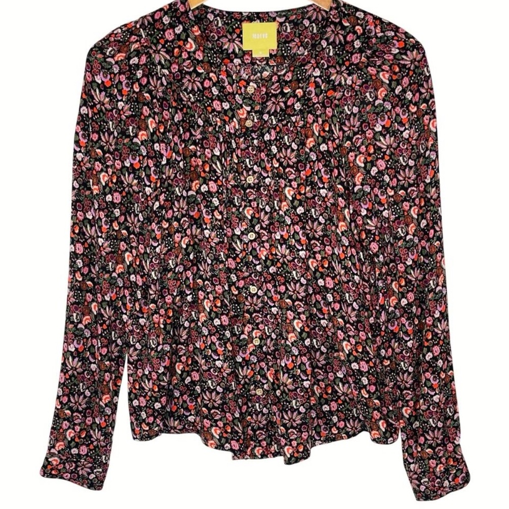 Maeve Floral Long Sleeve Blouse